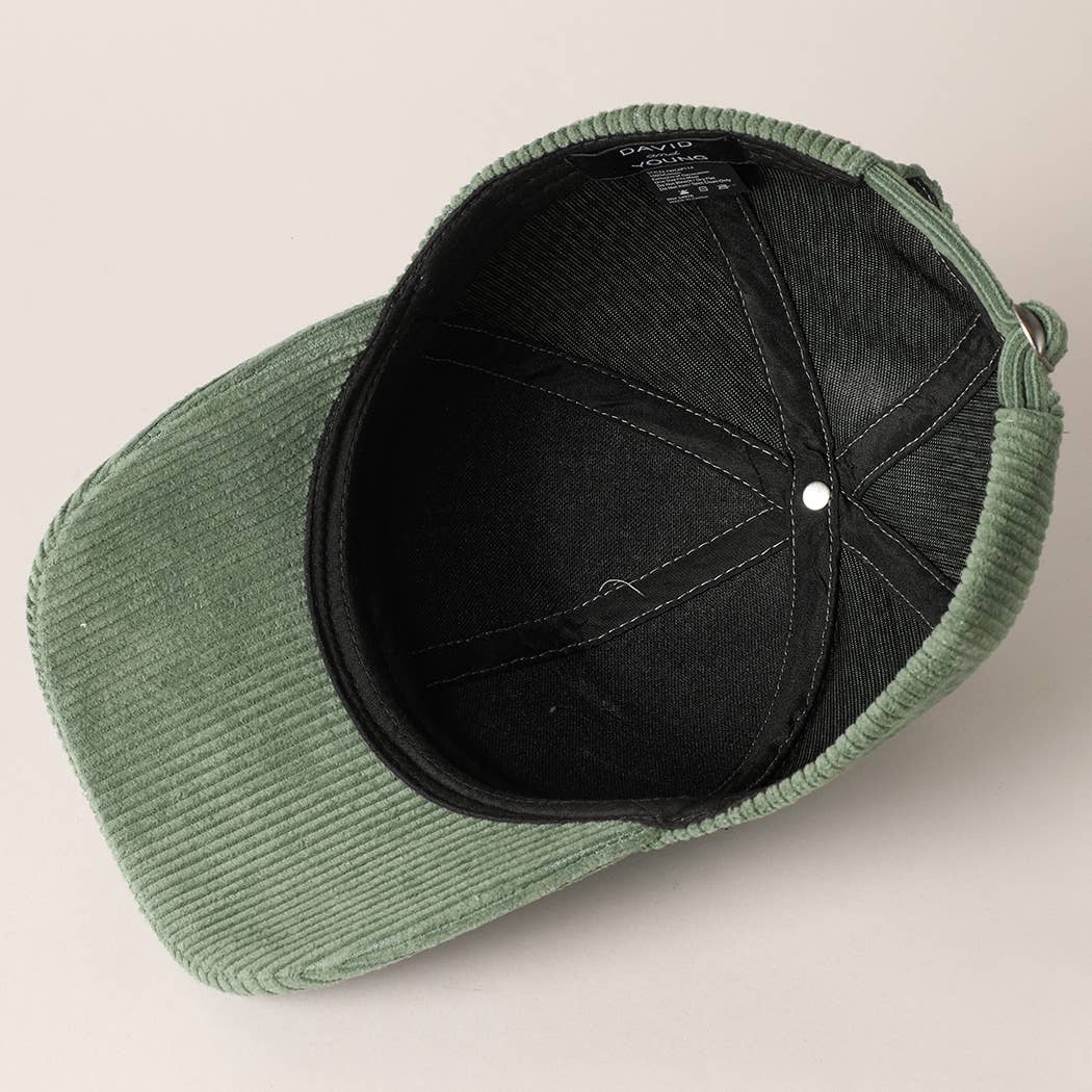 Fashion City - Howdy Darlin' Embroidery Patch Corduroy Cap