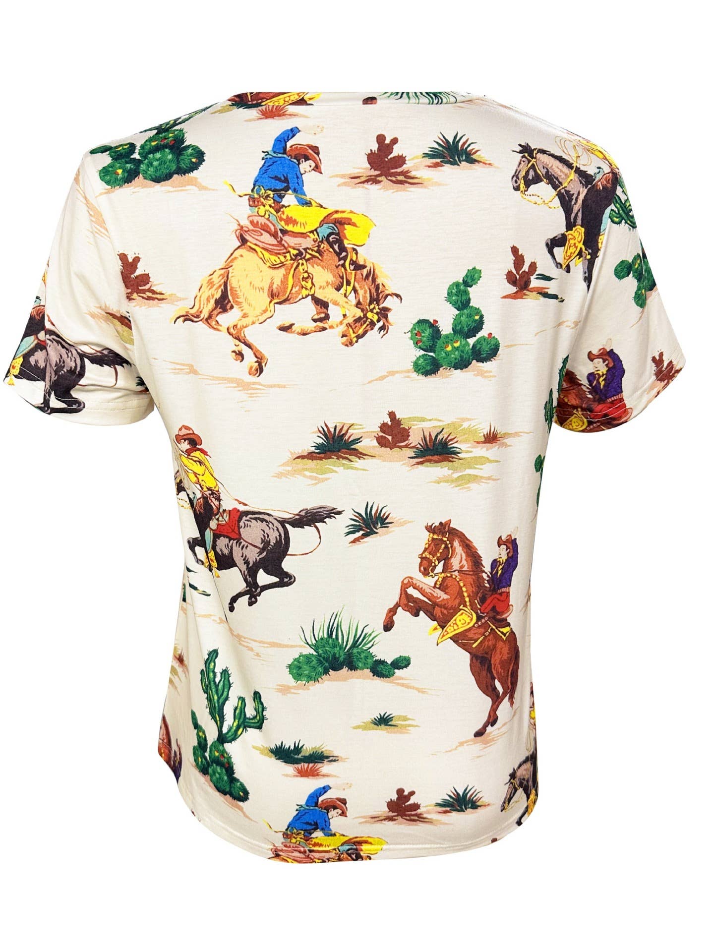 Rosa Clothing - Cowboy Rodeo Western Graphic T-Shirt