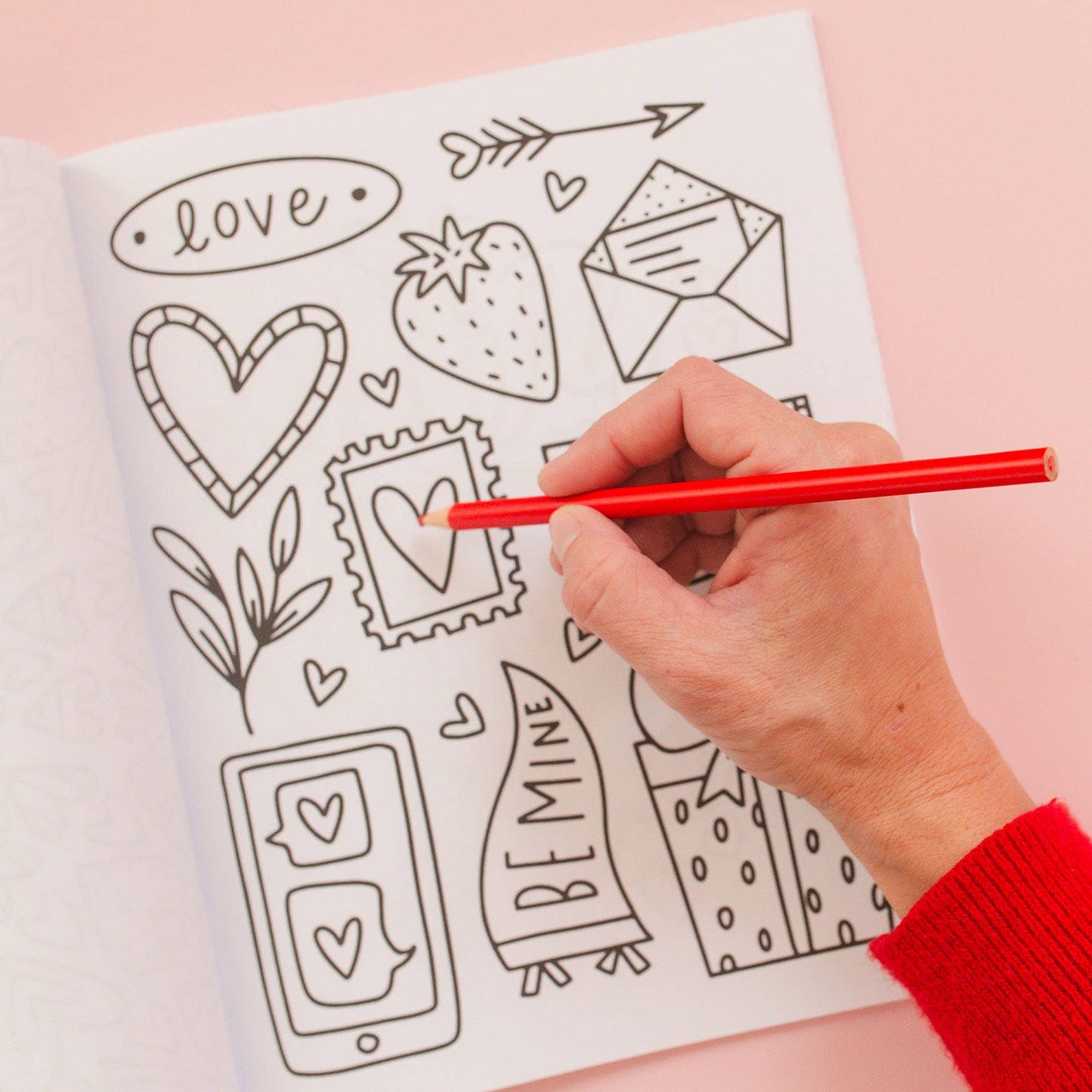 Pippi Post - Be My Valentine Coloring Book