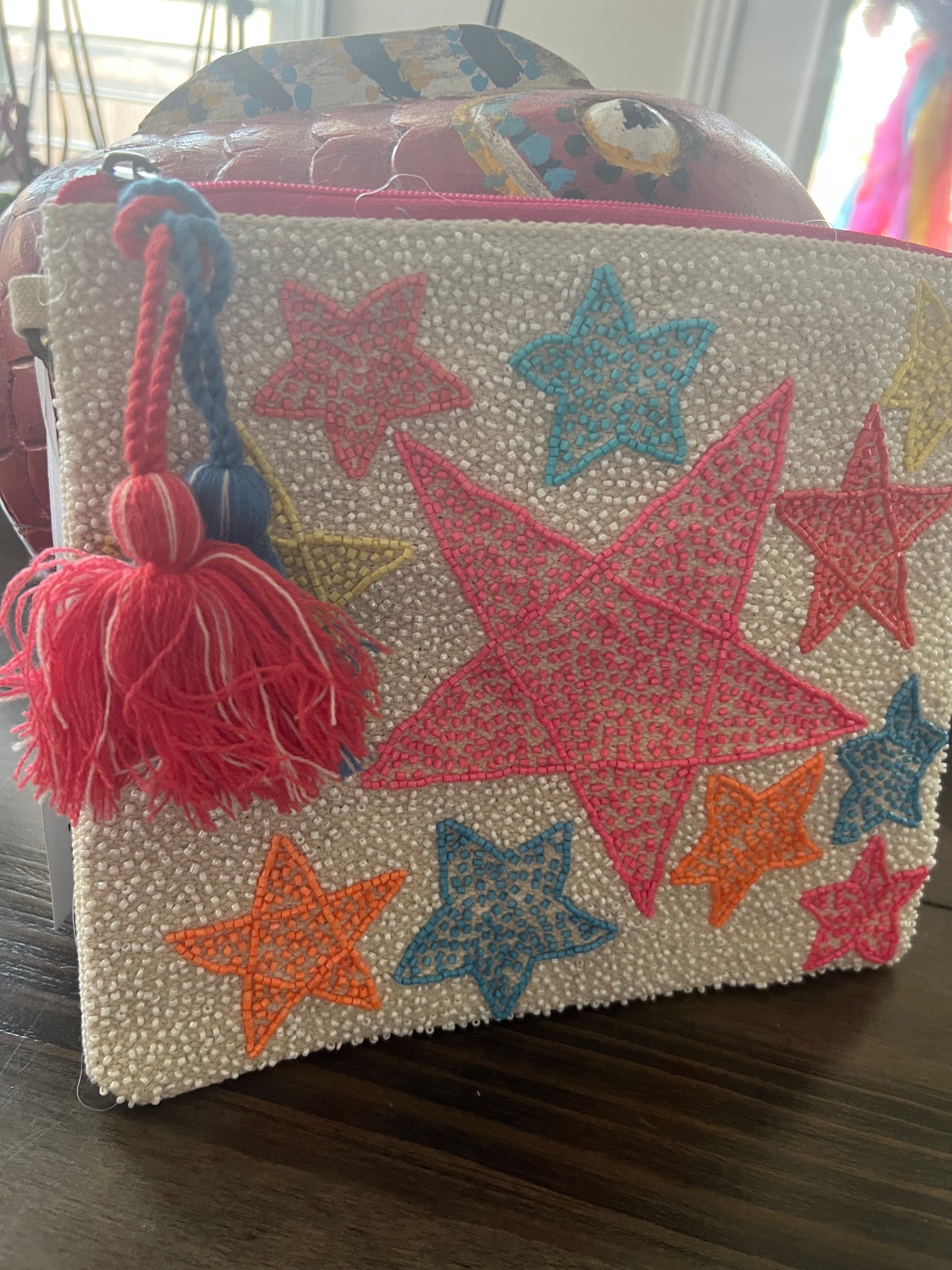 Boho Beaded 🌸✨Clutch