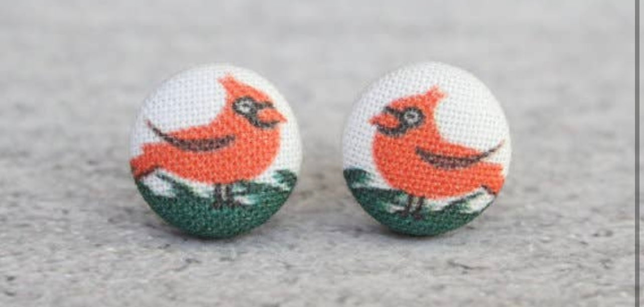 Pre Order Cardinal Earrings