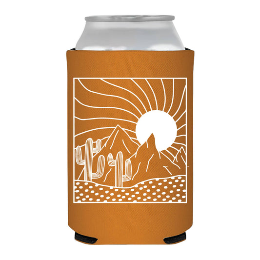 Sip Hip Hooray - Desert Boho Mountains Cactus Can Cooler - Rodeo