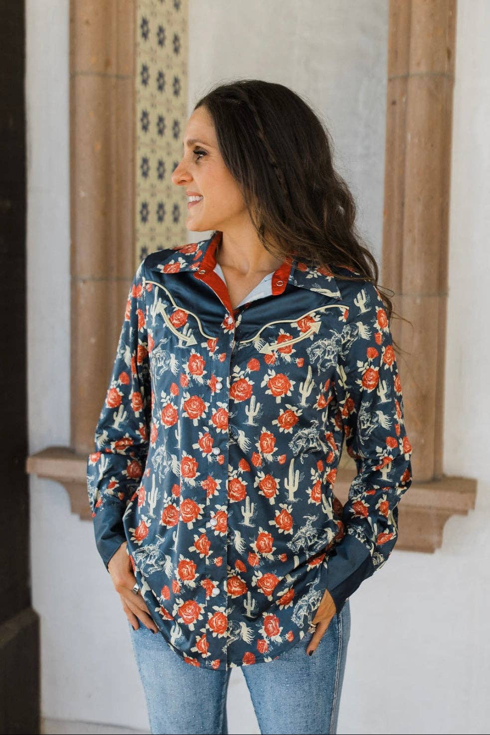 Rodeo Quincy - Ride Sally Ride Button Up – Southwest Sage Boutique