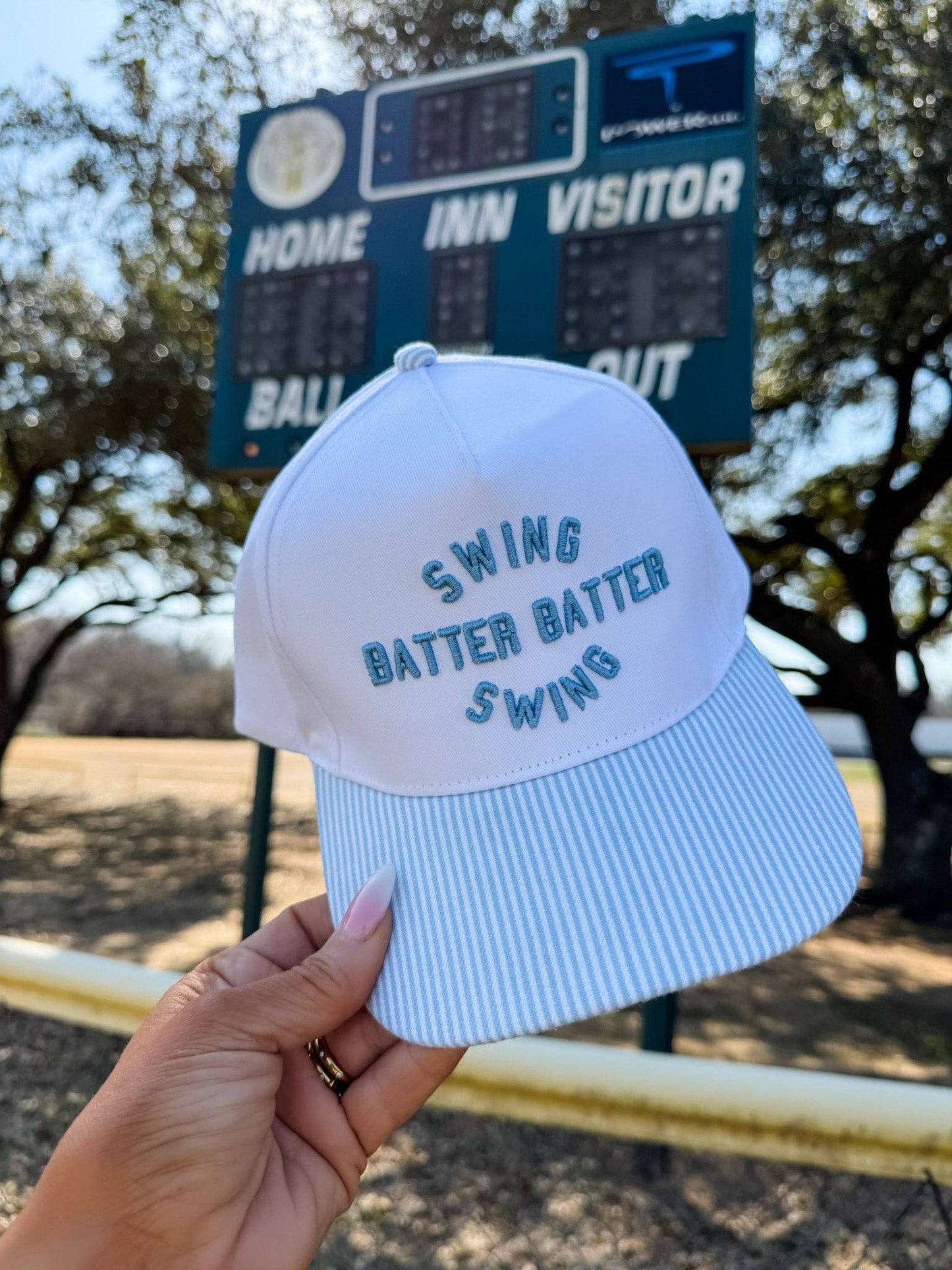Pierce + Pine - Swing Batter Stripe Cap