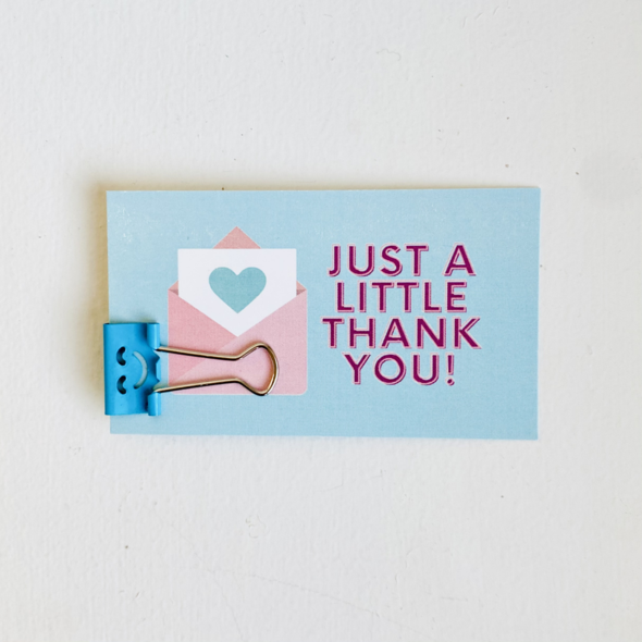 Tiny Gift Society - Thank You Binder Clip