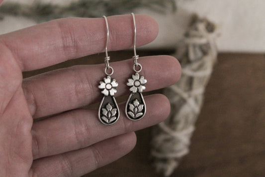 Flourish Dangle Earrings | 925 Sterling Silver