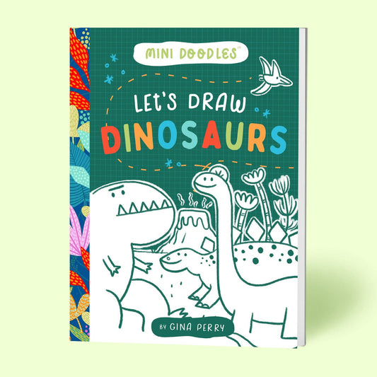 Bushel & Peck Books - Mini Doodles: Let's Draw Dinosaurs