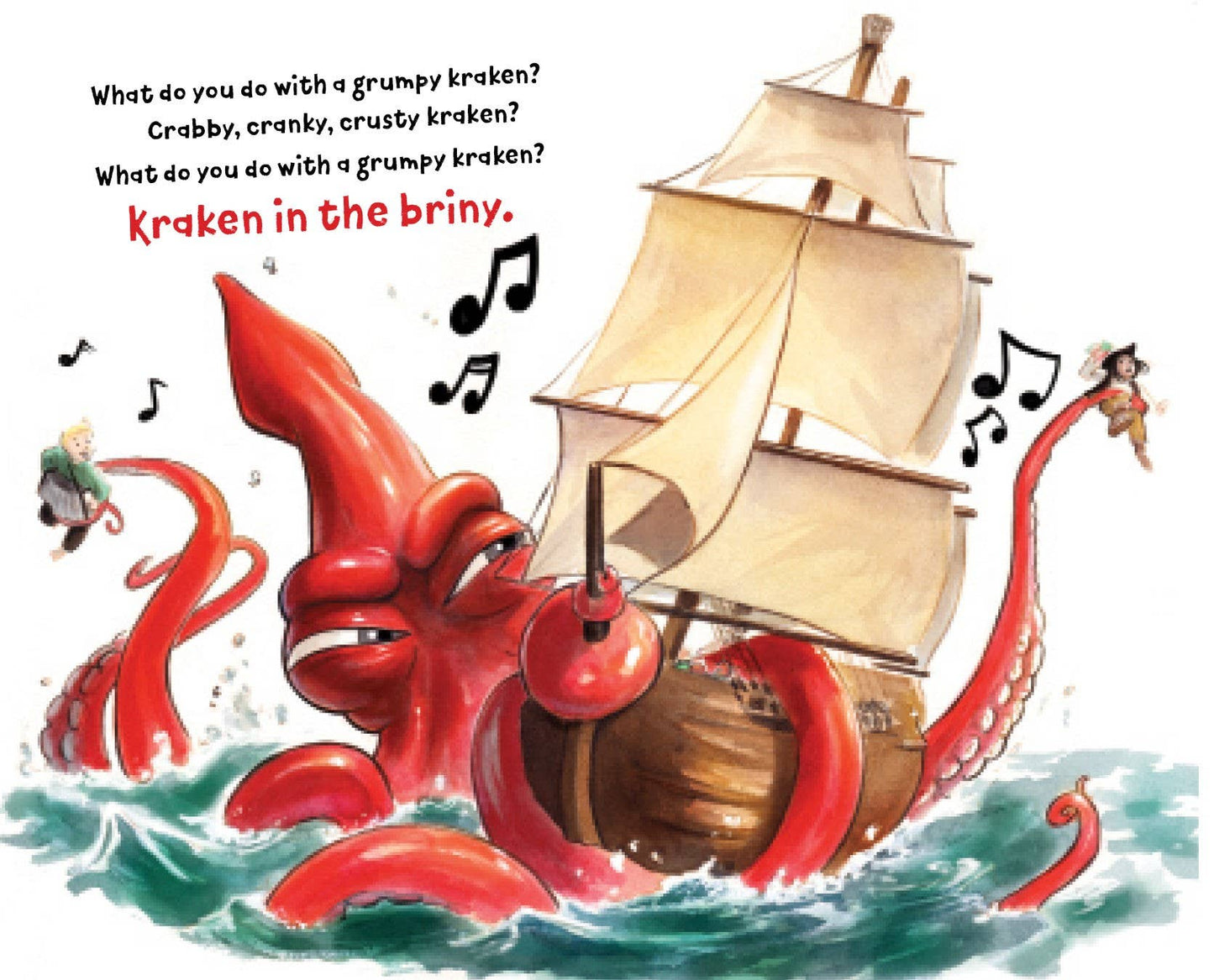 Monsters in the Briny, a children's picture book