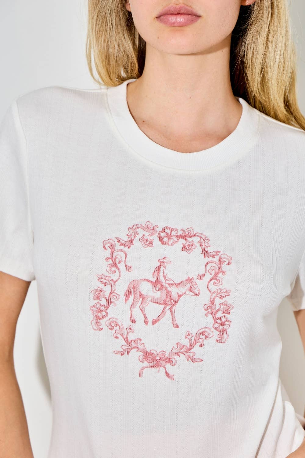 Baevely by Wellmade USA - COWGIRL PRINT KNIT TOP