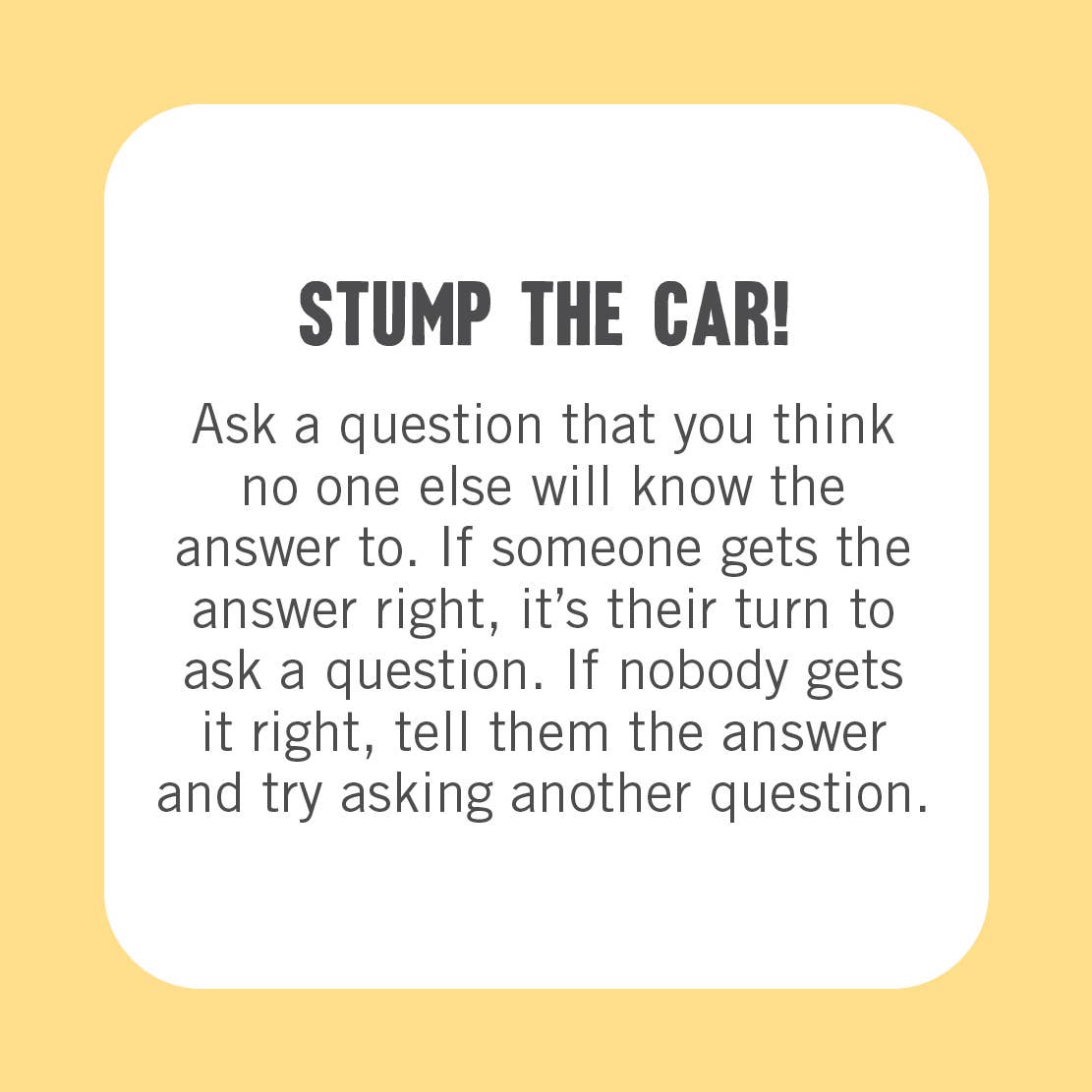 Chronicle Books - On-the-Go Amusements: 50 Cool Things to Do in the Car
