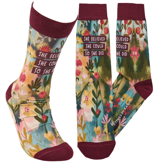 Primitives by Kathy - So She Did Socks