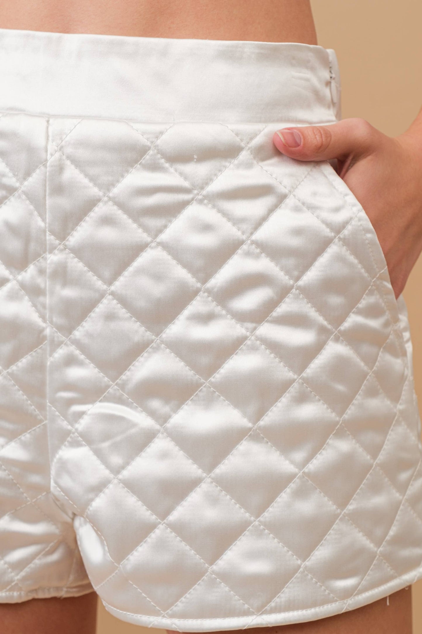 Blue B - 61234SET Quilted Crop Pocket Bomber Jacket w/ Matching Set