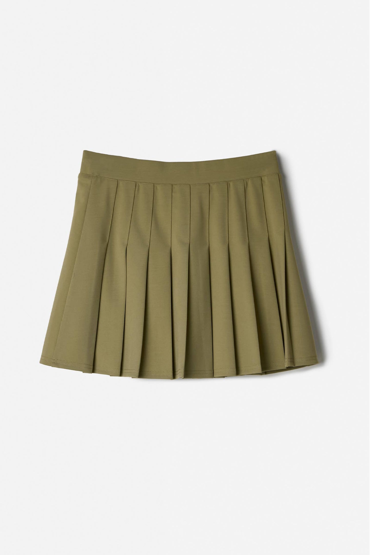 Stretch Fabric Pleated Skort - Preorders