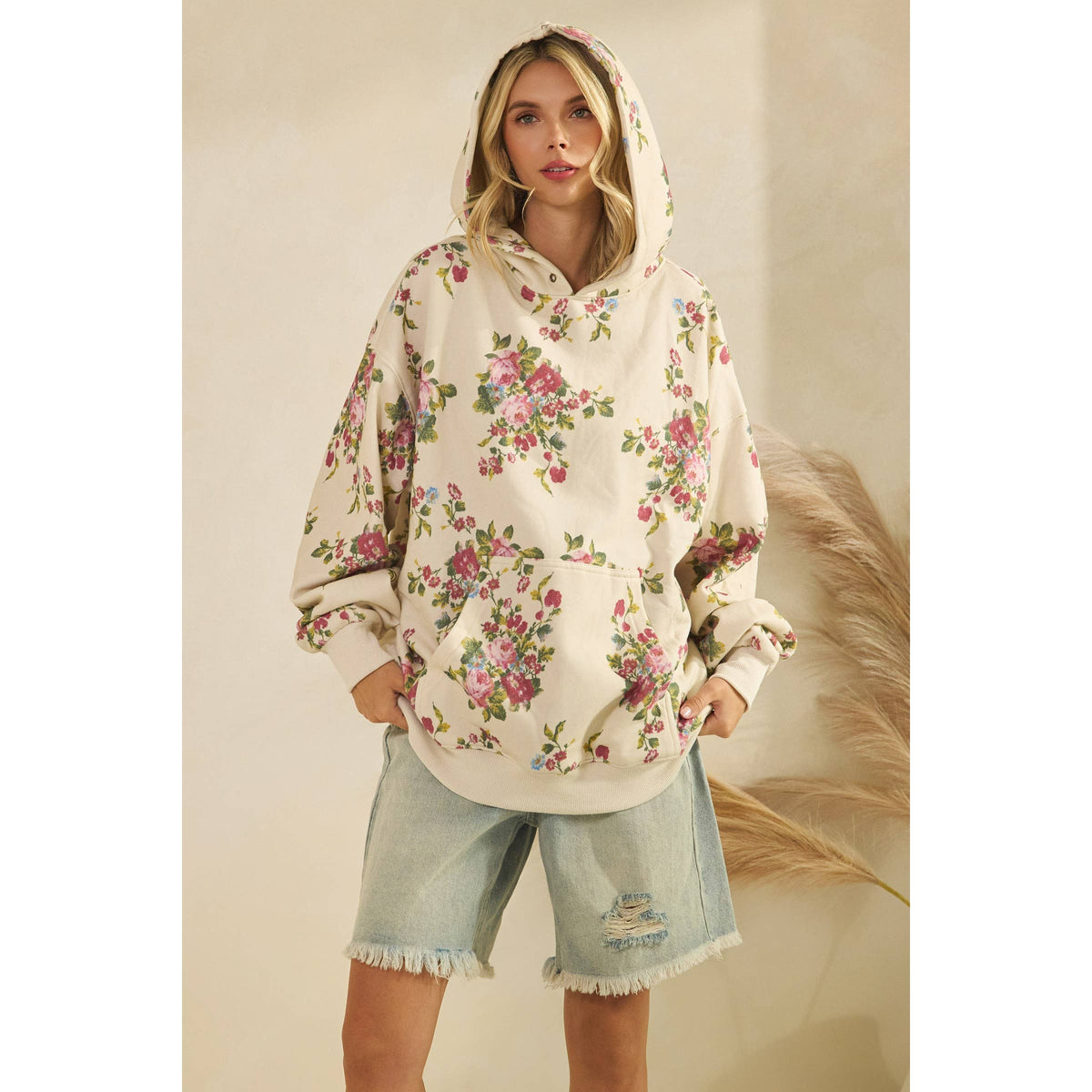 Veveret - Printed Fleece Hoodie