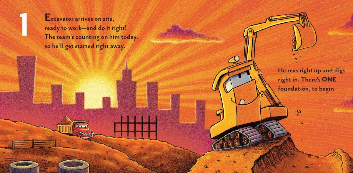 Chronicle Books - Excavator's 123