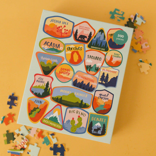 Pippi Post - National Parks - 500 Piece Jigsaw Puzzle
