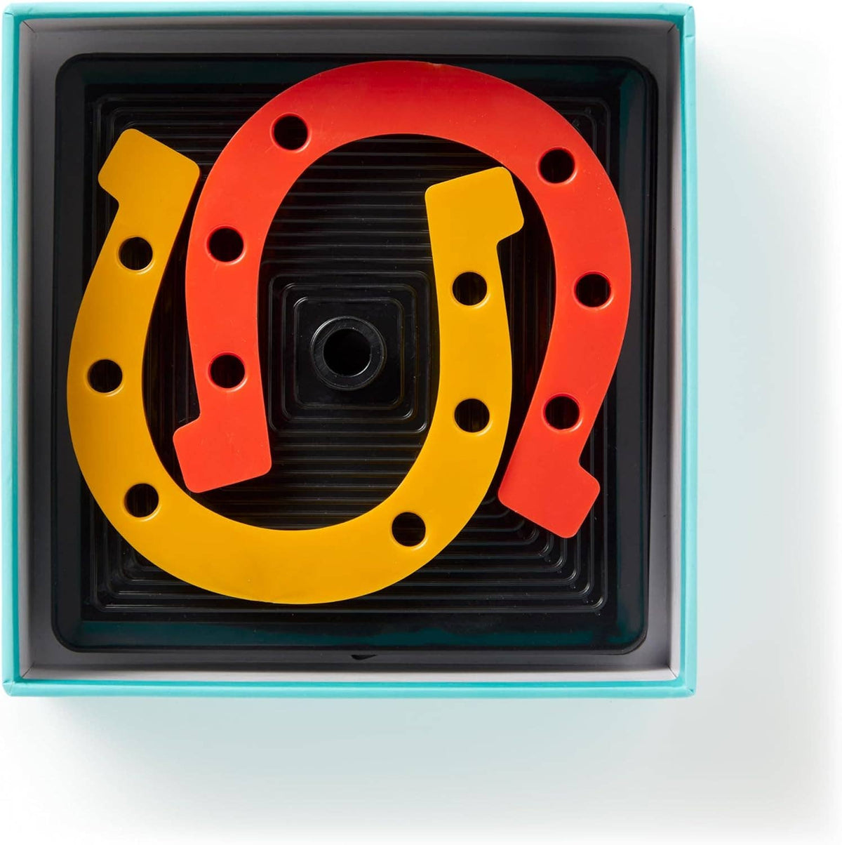 Chronicle Books - Brass Monkey Giddy Up Tabletop Horseshoes Game