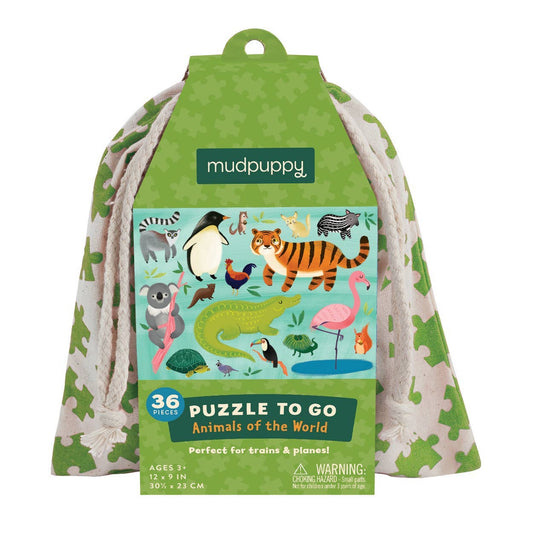Chronicle Books - Animals Of The World Puzzle To Go