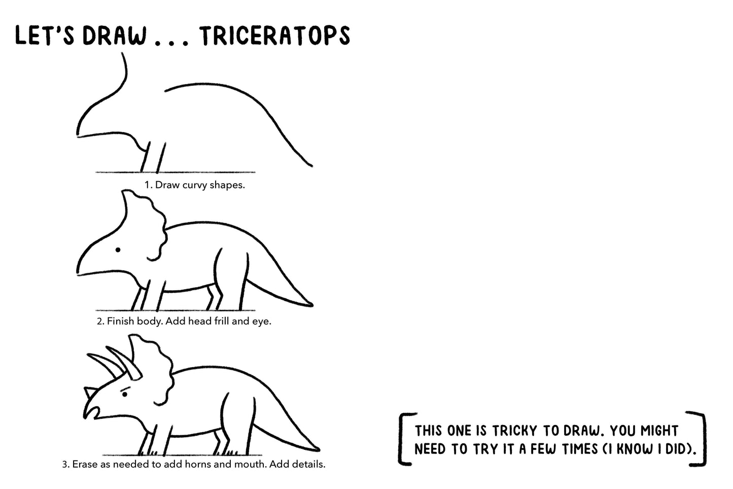 Bushel & Peck Books - Mini Doodles: Let's Draw Dinosaurs
