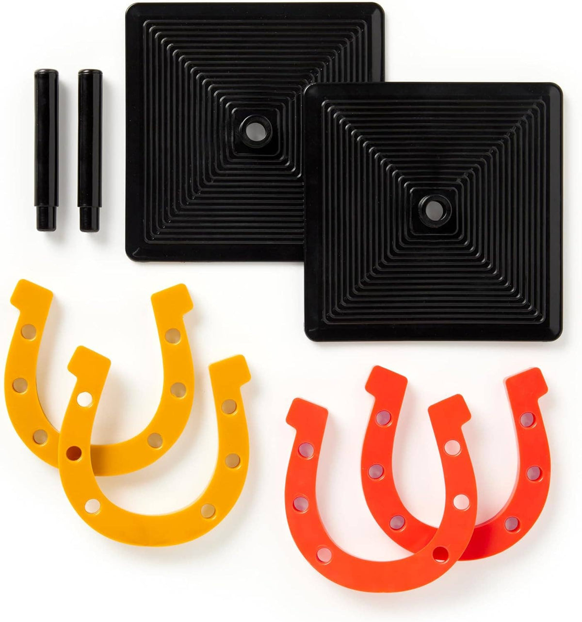 Chronicle Books - Brass Monkey Giddy Up Tabletop Horseshoes Game