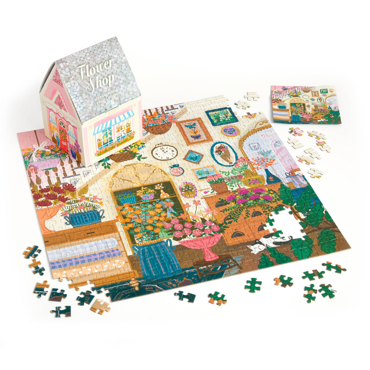 Chronicle Books - Joy Laforme Flower Shop 500 Piece House Puzzle