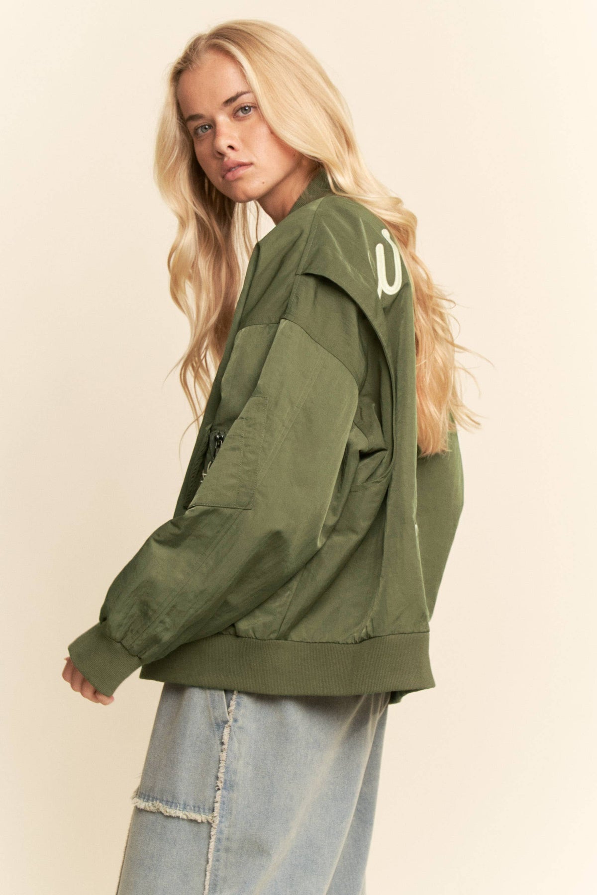 Davi & Dani - West Coast Rodeo Embroidered Bomber Jacket