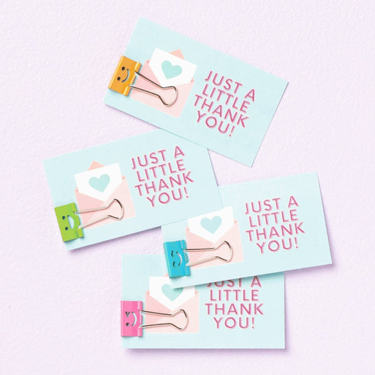 Tiny Gift Society - Thank You Binder Clip
