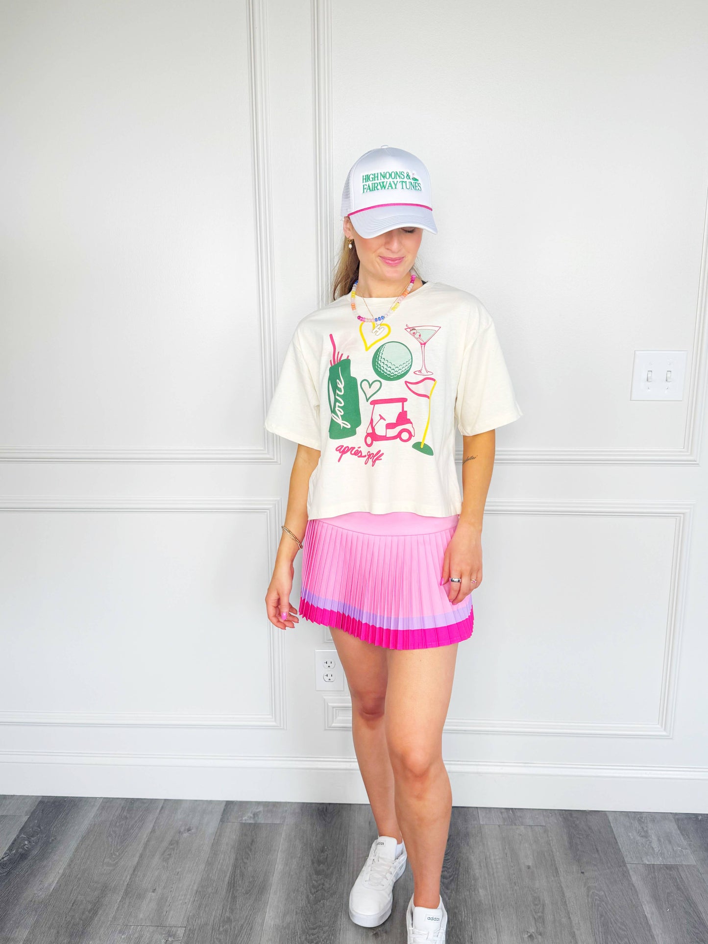 Poppy & Pine - Golf Collage Cropped Tee