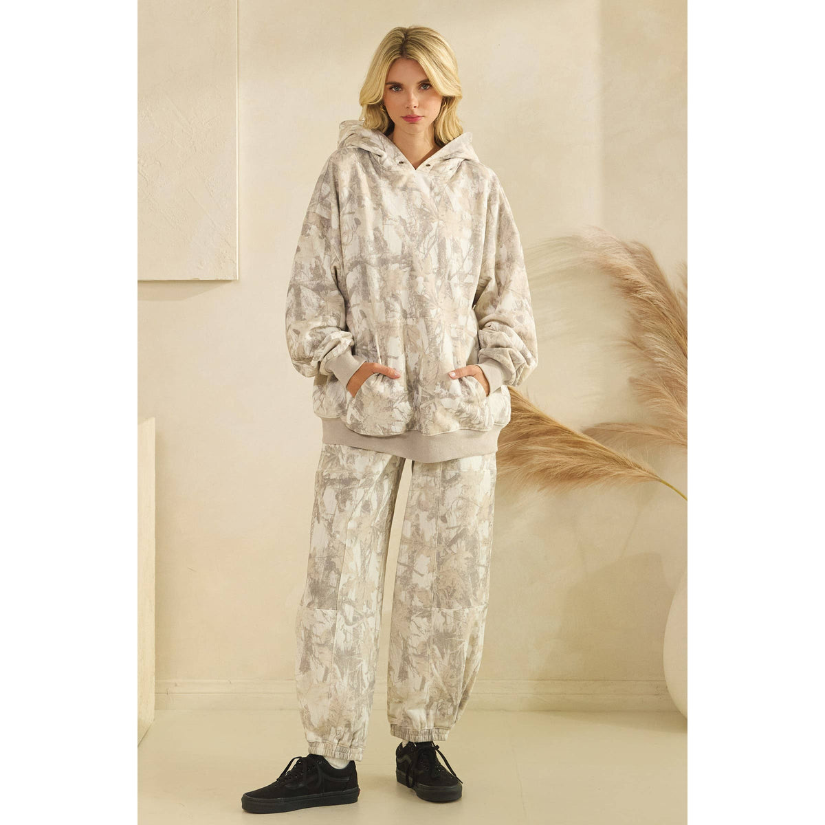 Veveret - Printed Fleece Hoodie