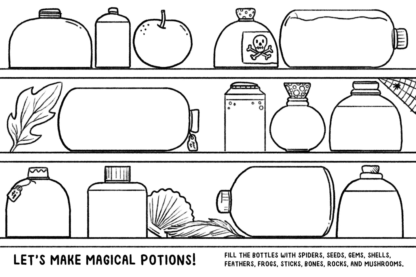 Bushel & Peck Books - Mini Doodles: Let's Draw Magical Creatures
