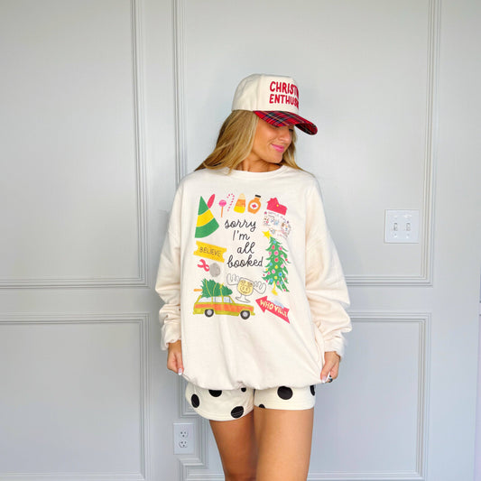 Poppy & Pine - Sorry I'm All Booked Sweatshirt