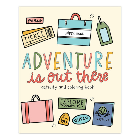 Pippi Post - Adventure Is Out There Activity & Coloring Book