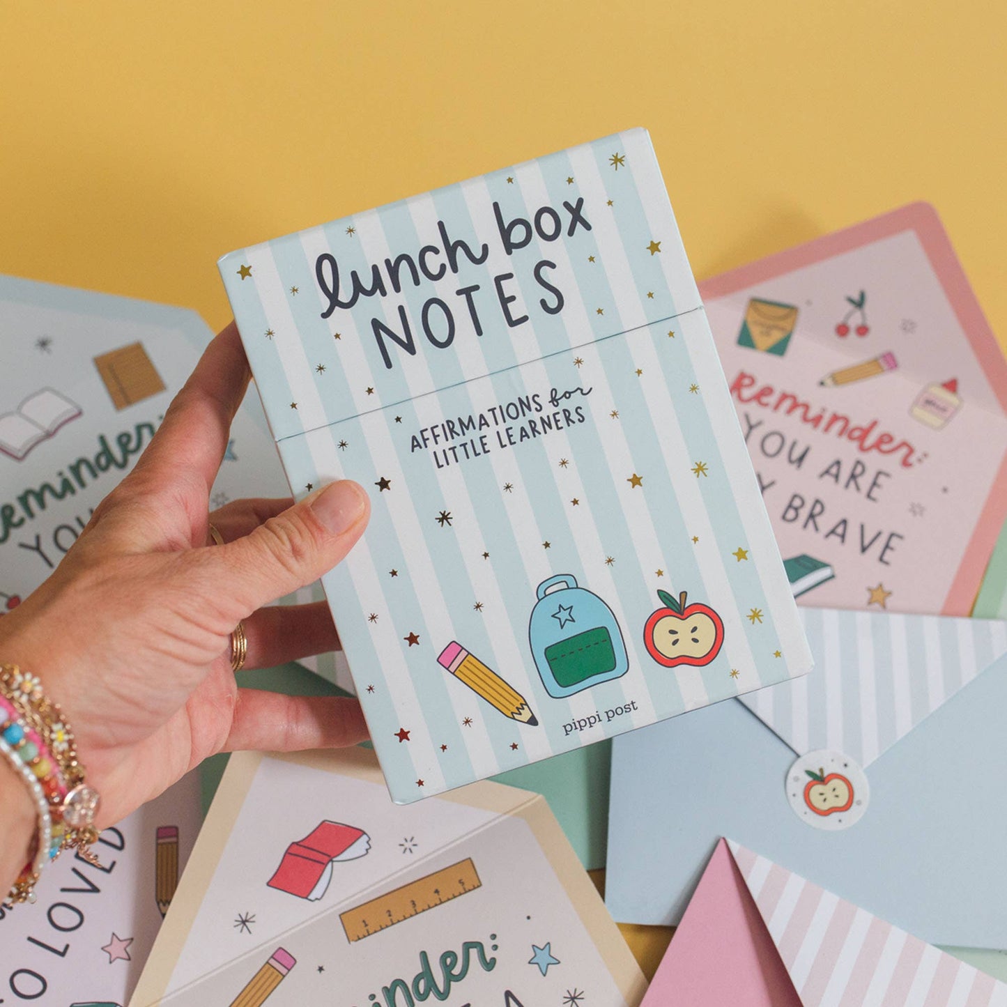 Pippi Post - Lunch Box Stationery Notes Set