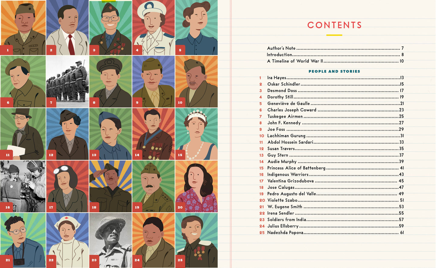 Bushel & Peck Books - Heroes of World War II: 25 True Stories (Children's Book)