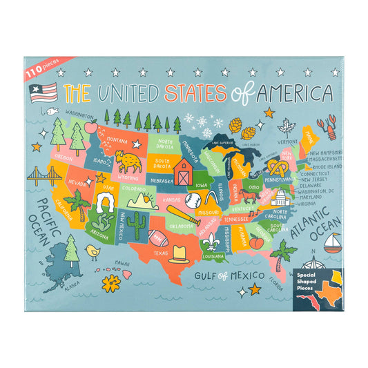 Pippi Post - USA - 110 Piece Educational Jigsaw Puzzle