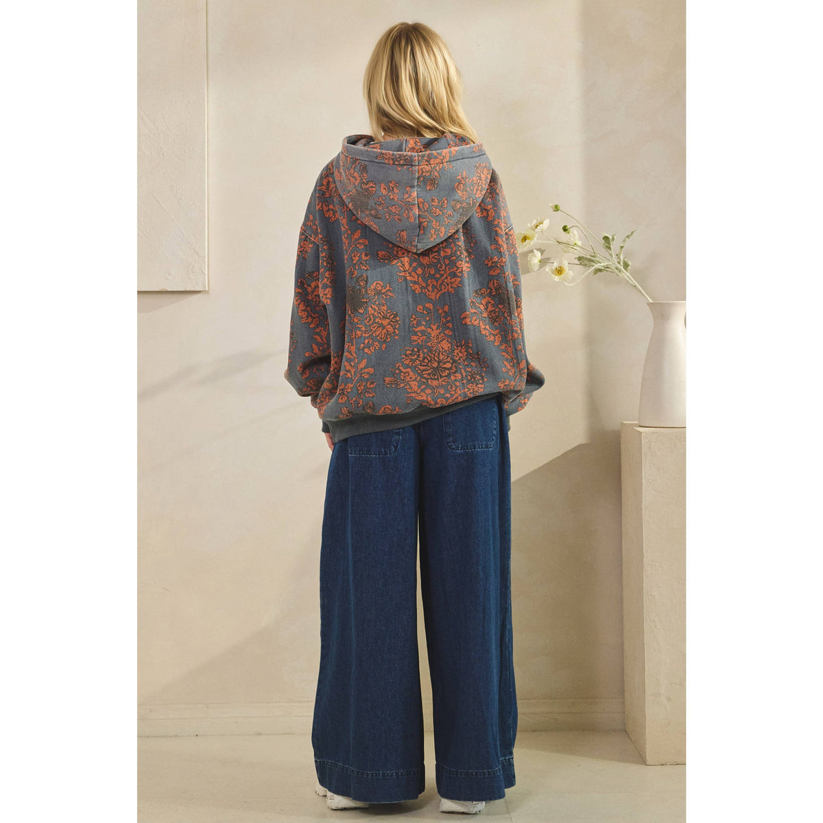 Veveret - Printed Fleece Hoodie