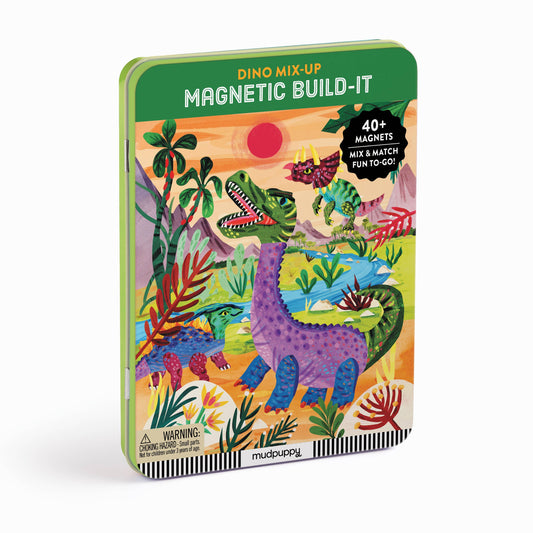 Chronicle Books - Dino Mix-Up Magnetic Build-It