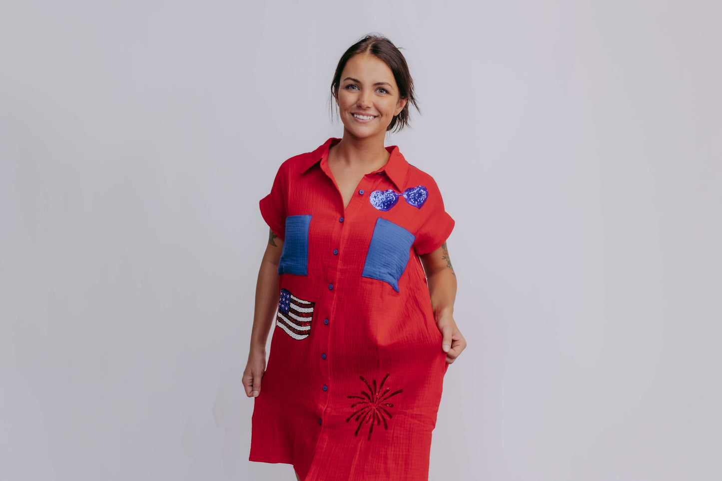 Merigold Kiss - TZ22 Patriotic Dress