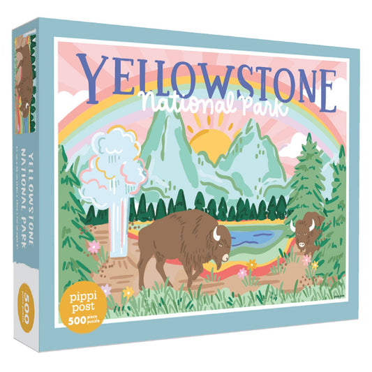 Pippi Post - Yellowstone National Park - 500 Piece Jigsaw Puzzle