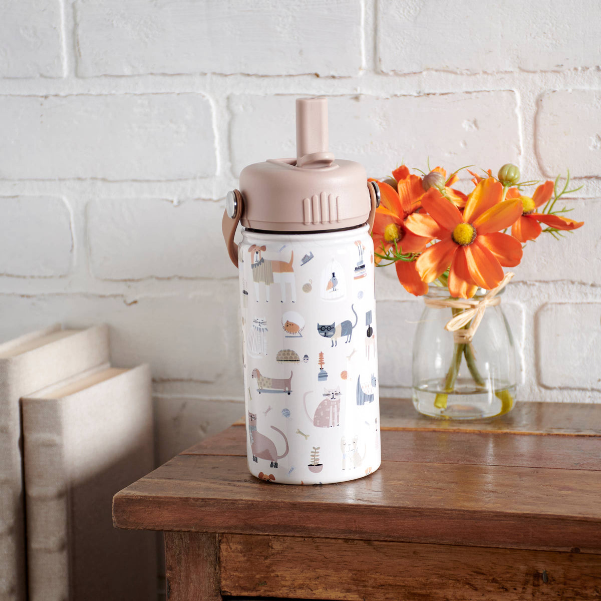 Primitives by Kathy - Pets Kids Water Bottle