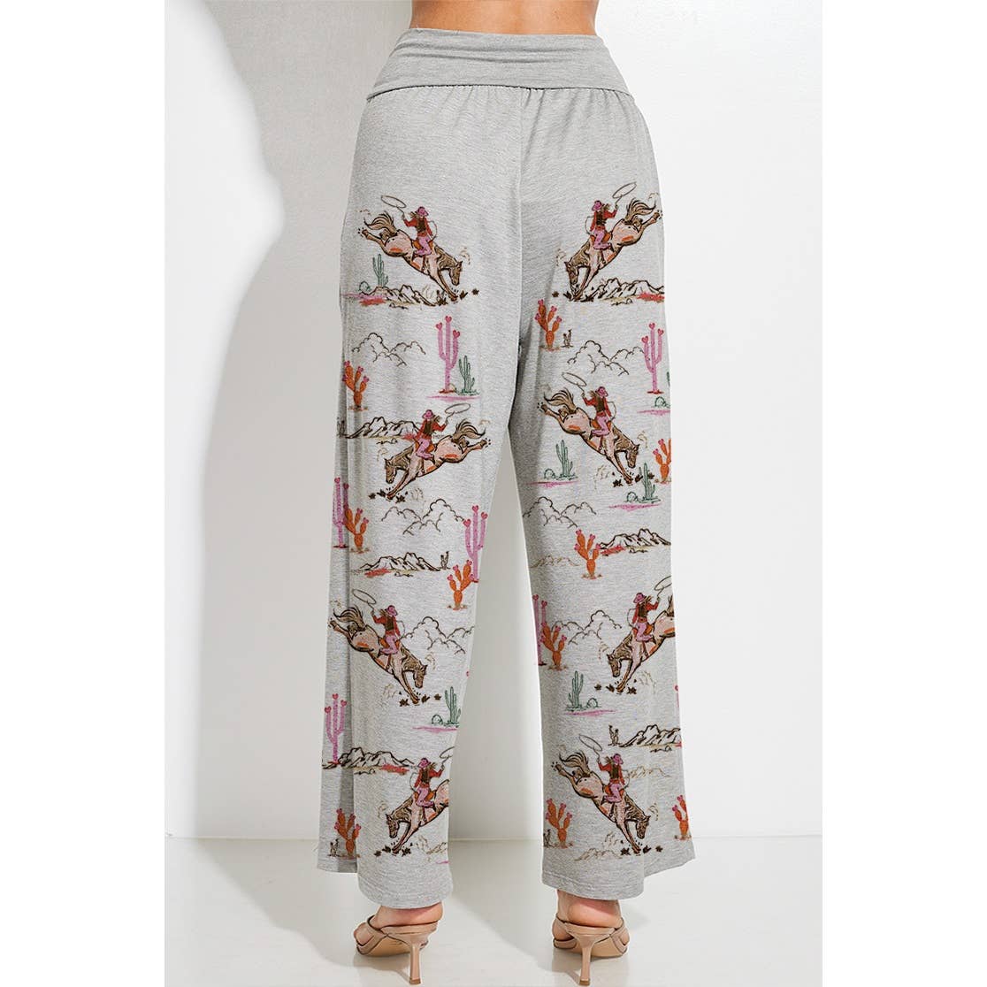 Phil Love - Cowgirl crop tank top and maximized pants set