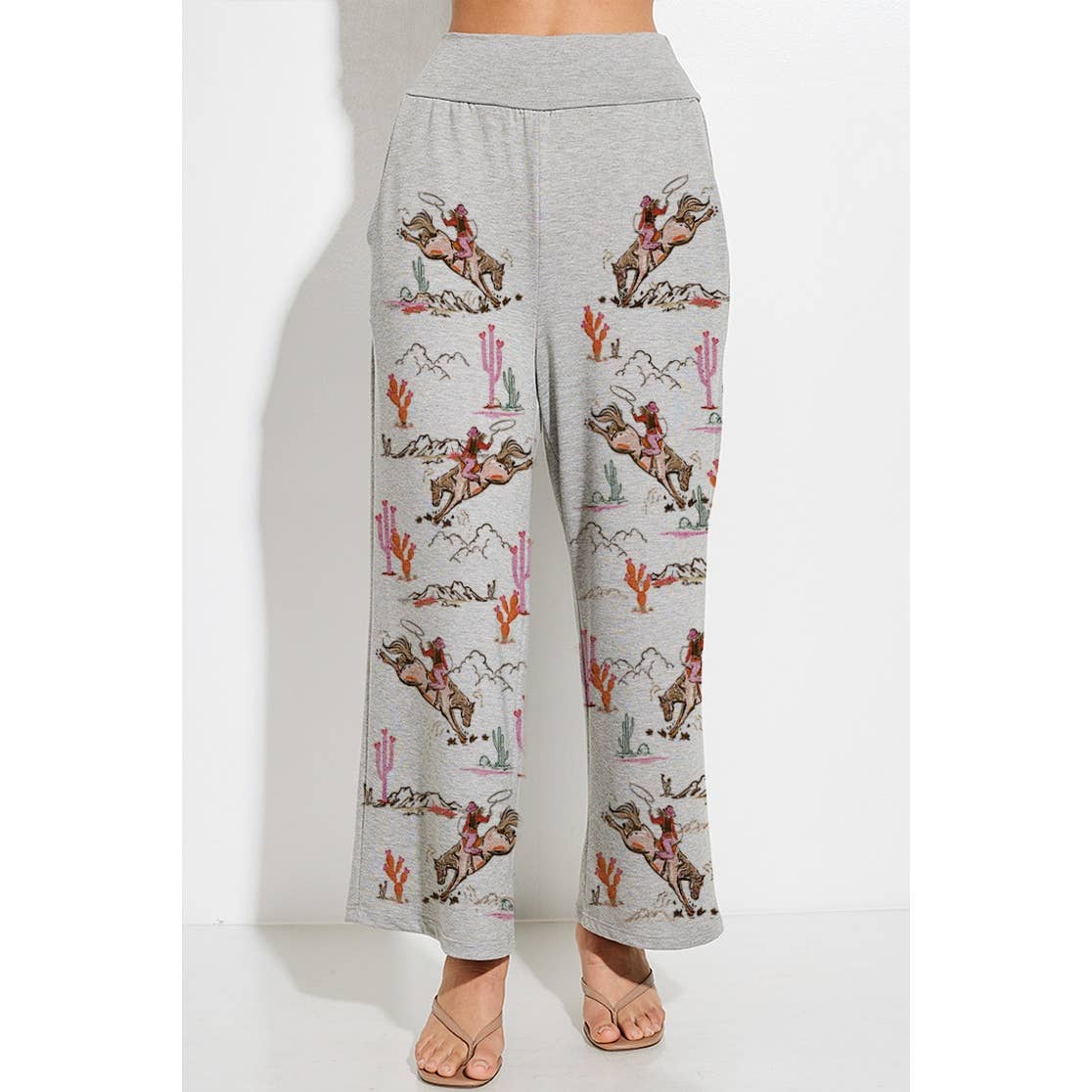 Phil Love - Cowgirl crop tank top and maximized pants set