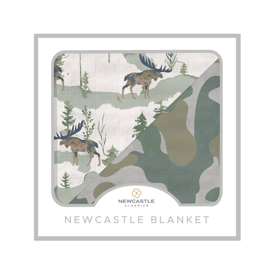 Newcastle Classics - Mountain Moose and Hunter's Camo Newcastle Blanket