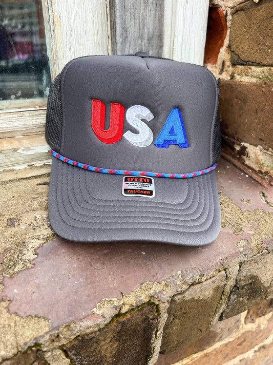 Pierce + Pine - USA Colorblock Foam Trucker