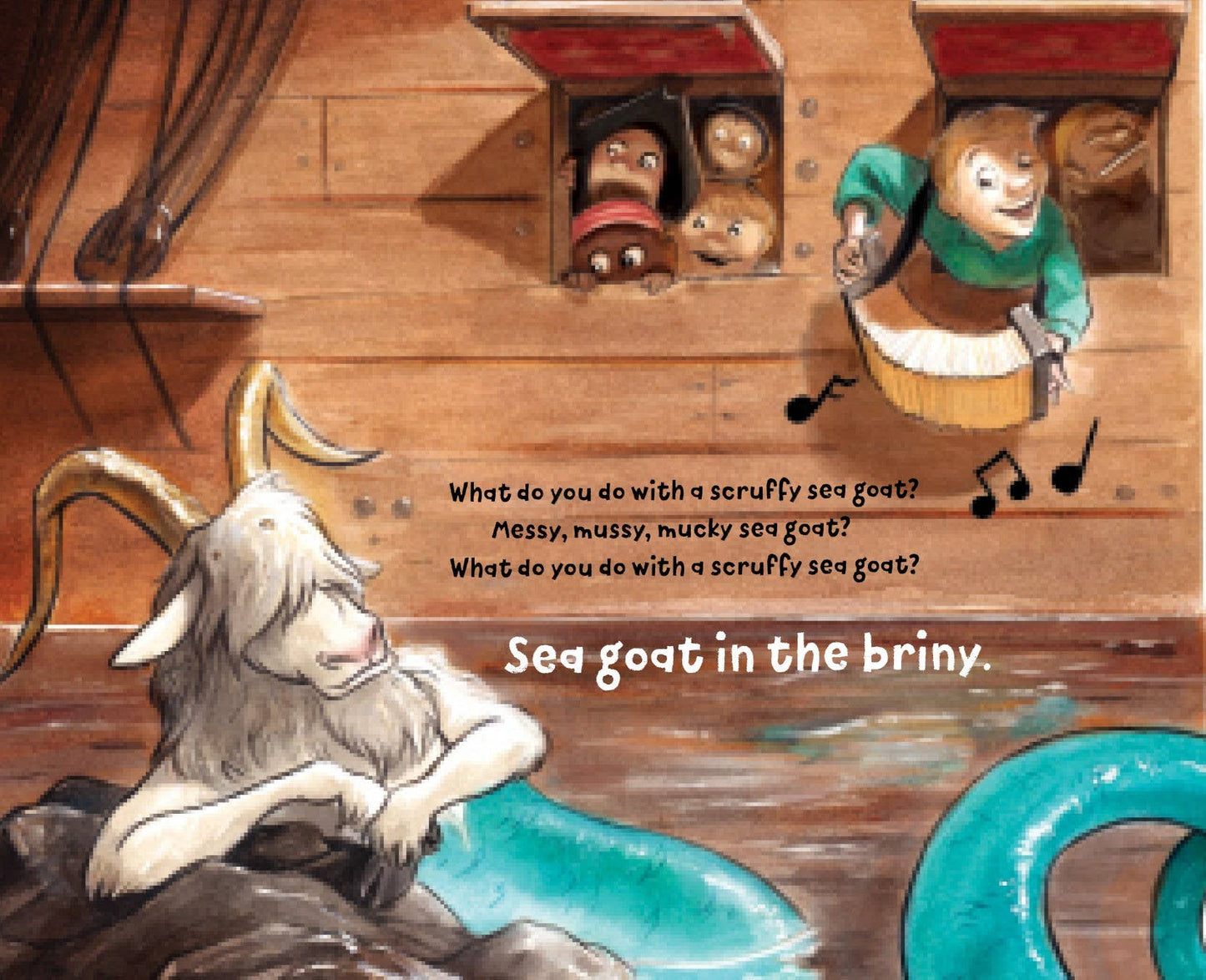 Monsters in the Briny, a children's picture book