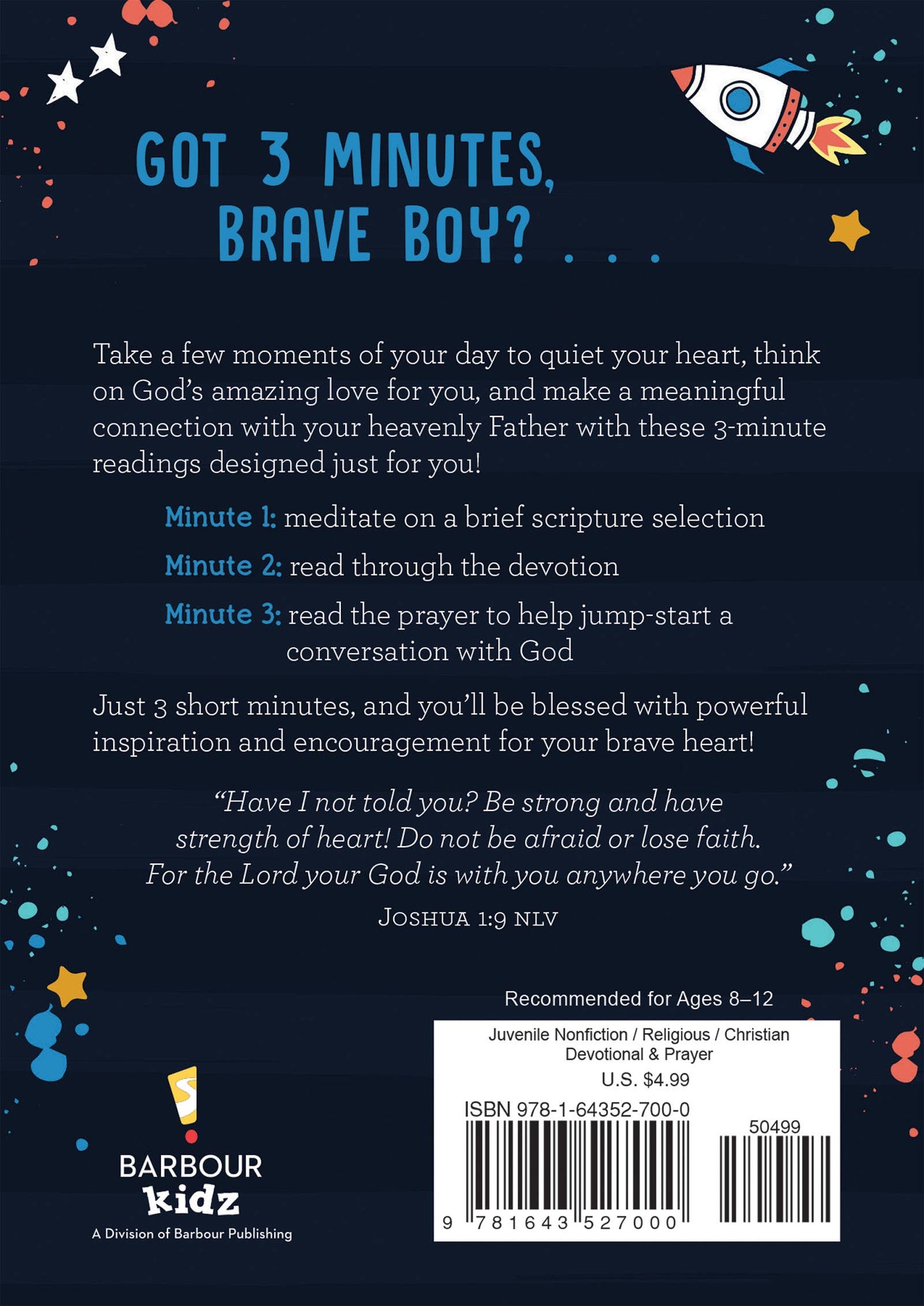 3-Minute Devotions for Brave Boys