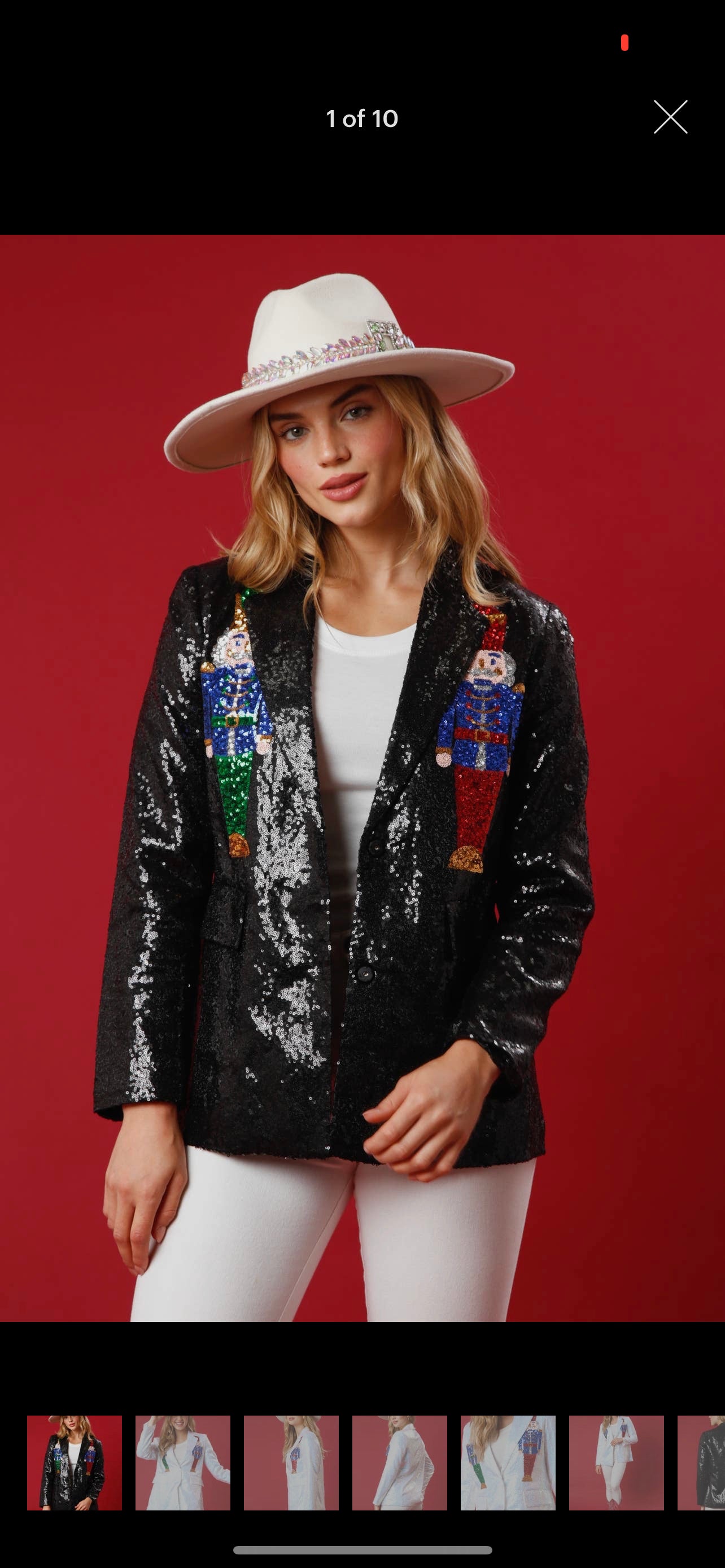 Nutcracker Sequin Blazer