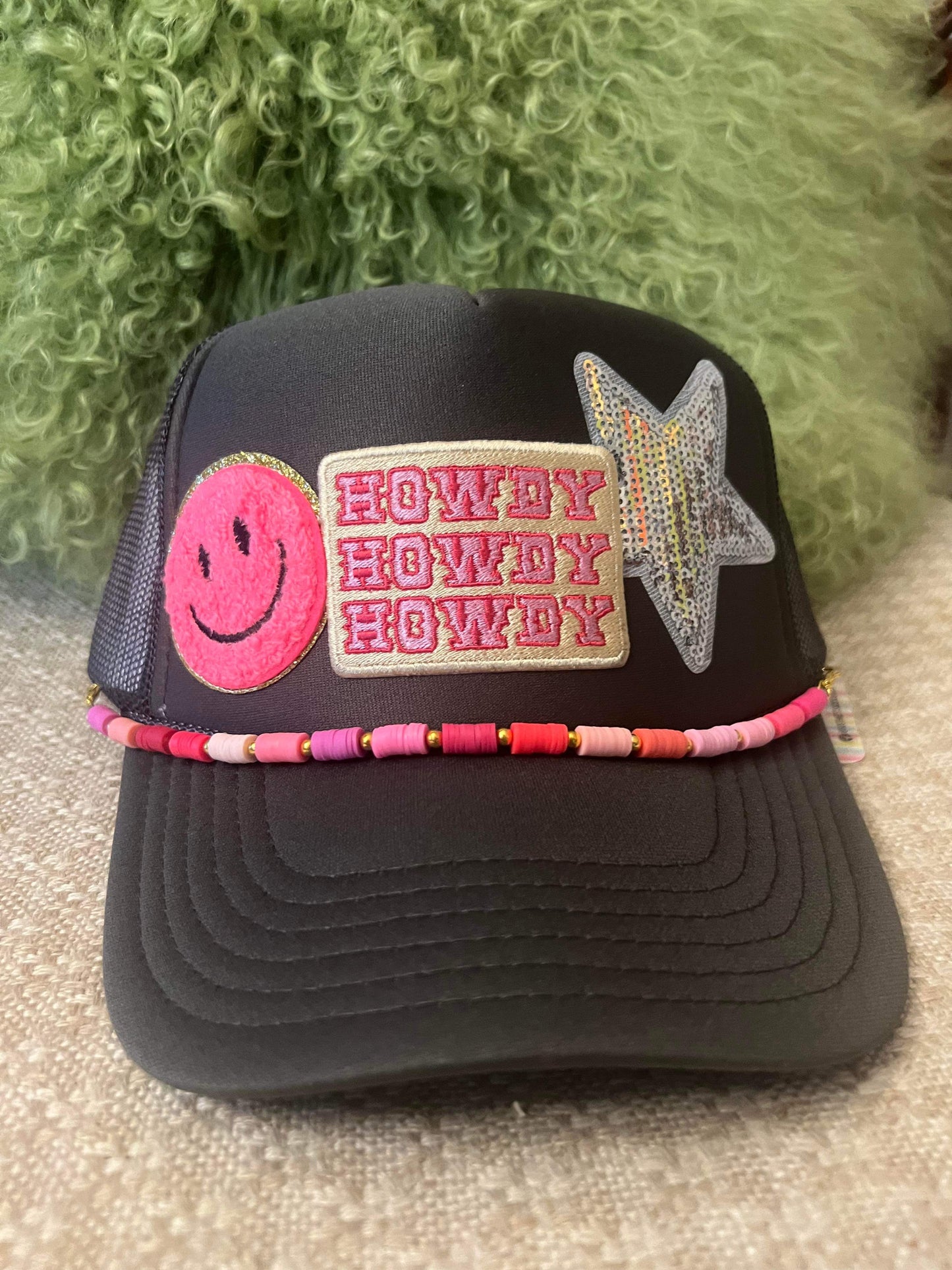 Pink Howdy Trucker Hat