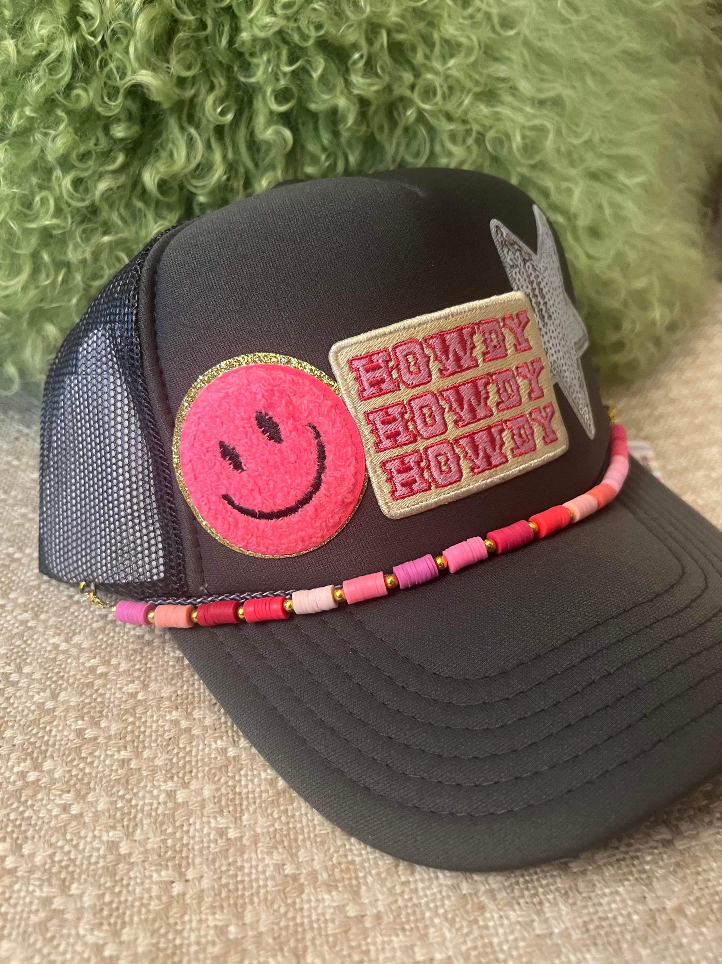 Pink Howdy Trucker Hat