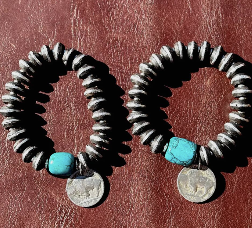 Buffalo Coin Bracelet